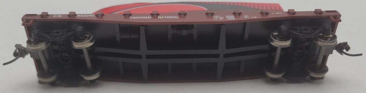 Athearn 96315 HO Canadian National 40' Flat with Boat #652240 EX/Box