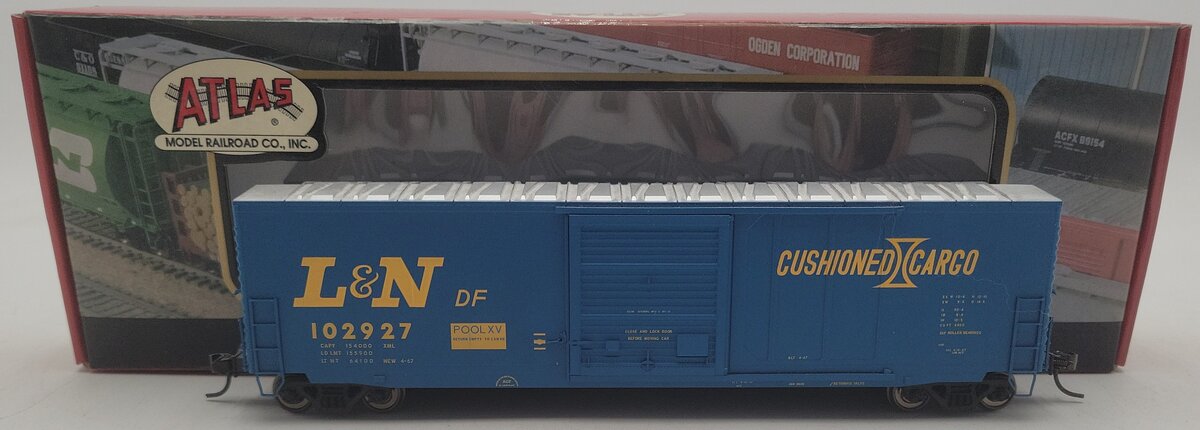 Atlas 1333-2 HO Louisville & Nashville 50' Precision Designs Box Car #102927 LN/Box