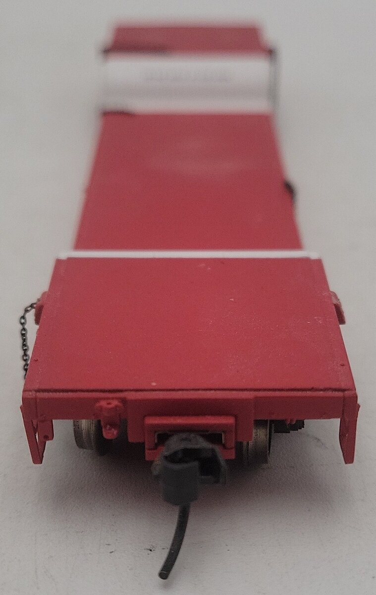 Walthers 932-7883 HO Scale KRL 4-Axle 90 Ton GSC Depressed Center Flat Car EX/Box