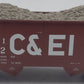 Atlas 1881-1 HO Scale C&EI Offset Side Hopper w/Flat End #96212 EX/Box