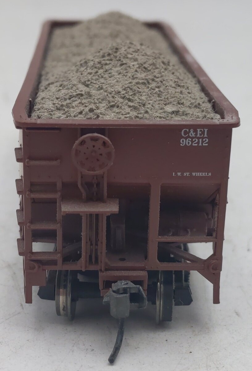 Atlas 1881-1 HO Scale C&EI Offset Side Hopper w/Flat End #96212 EX/Box
