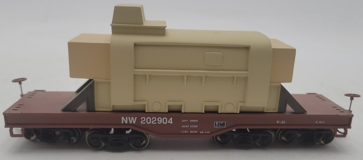 Athearn 92698 HO Scale Norfolk & Western Heavy-Duty Flat with Load #202904 VG/Box