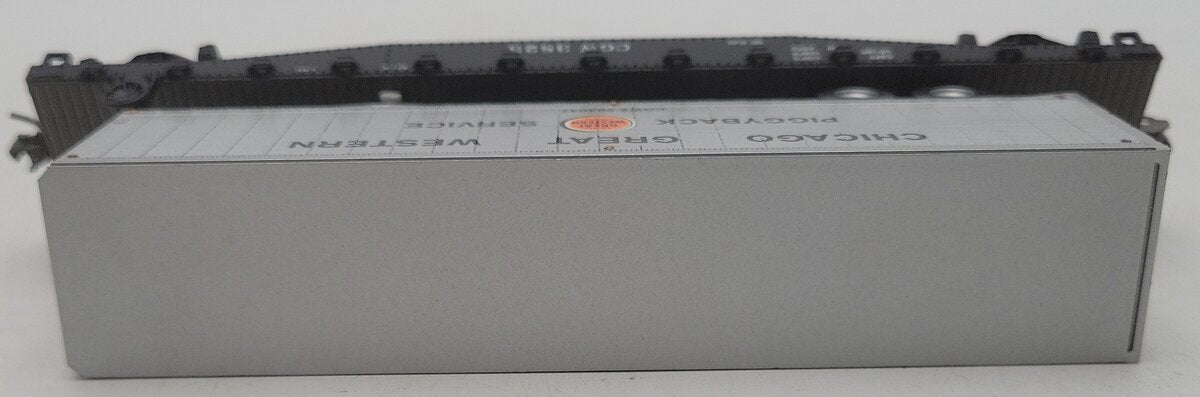 Athearn 72466 HO Scale CGW 50' Flat With 40' Trailer #3825 EX/Box