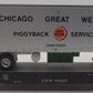 Athearn 72466 HO Scale CGW 50' Flat With 40' Trailer #3825 EX/Box