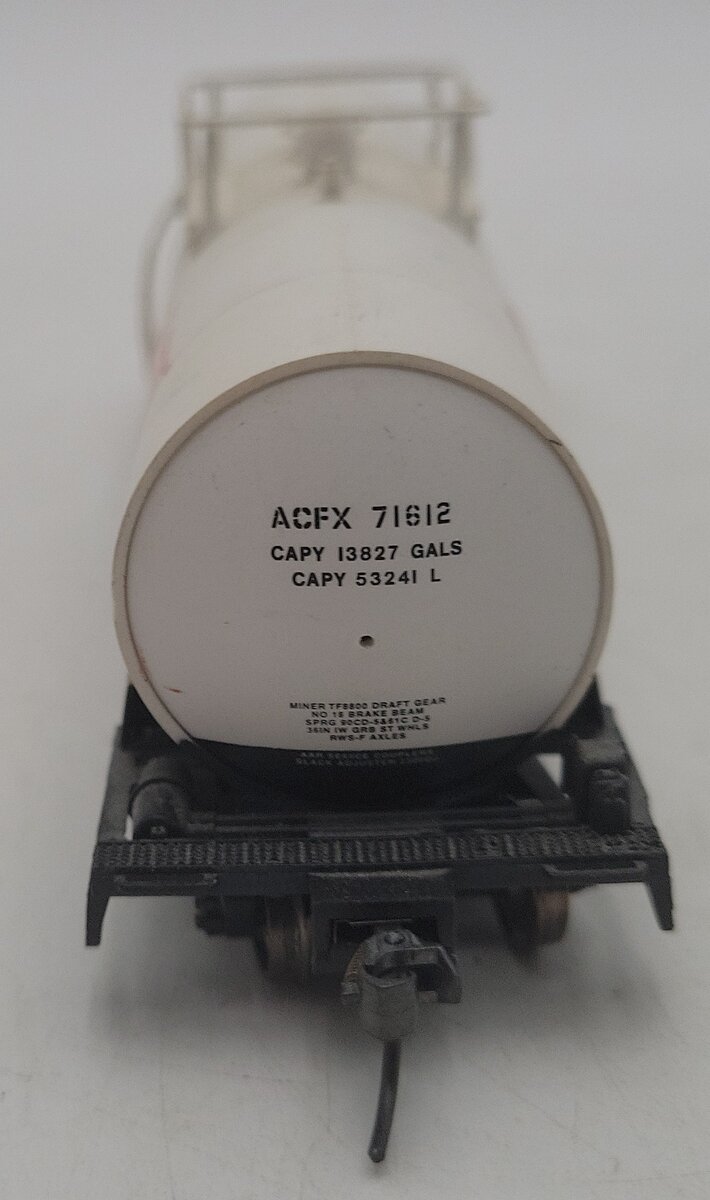 Atlas 1709-3 HO Dupont Ti-Pure ACFX Kaolin Tank Car #71612 VG/Box
