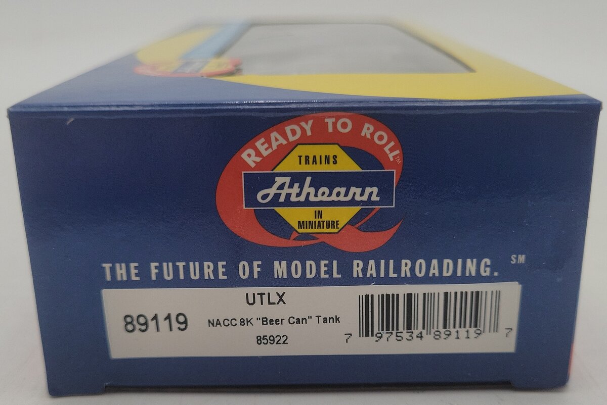 Athearn 89119 ULTX/Emery 30' NACC 8,000 Gallon Tankcar #85922 EX/Box
