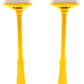 MTH 20-1028 #57 O Scale Yellow Metal Lamp Post Set (Set of 2)