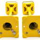 MTH 20-1028 #57 O Scale Yellow Metal Lamp Post Set (Set of 2)