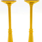 MTH 20-1028 #57 O Scale Yellow Metal Lamp Post Set (Set of 2)