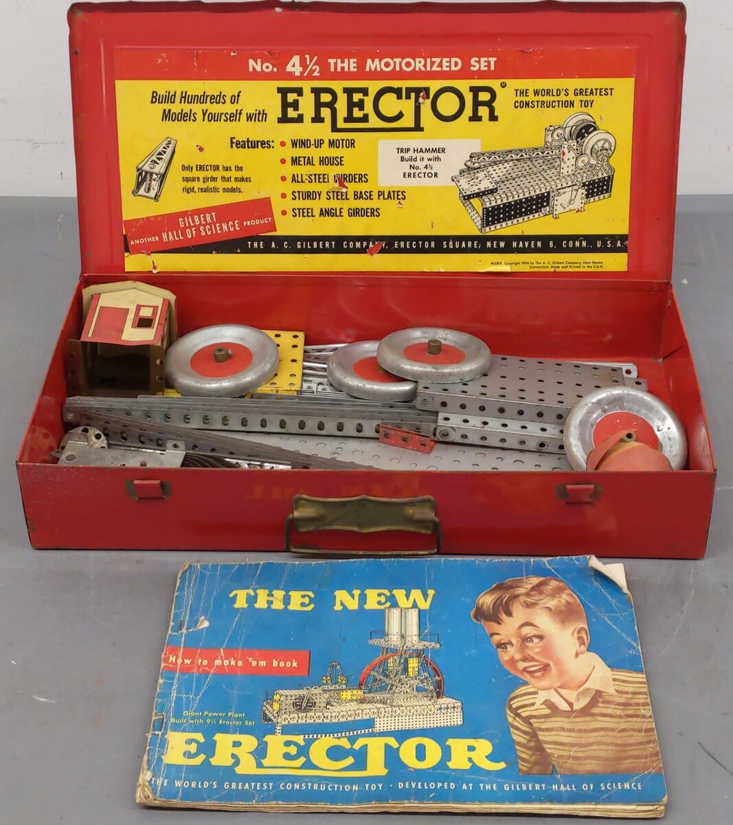 A.C. Gilbert Vintage Erector Set #4 1/2/Box