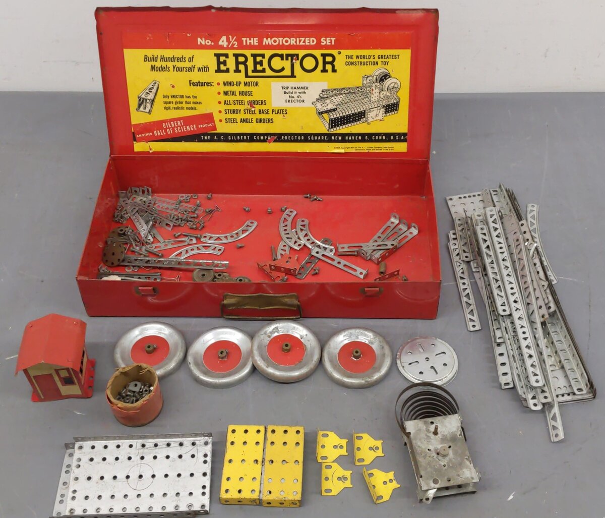 A.C. Gilbert Vintage Erector Set #4 1/2/Box