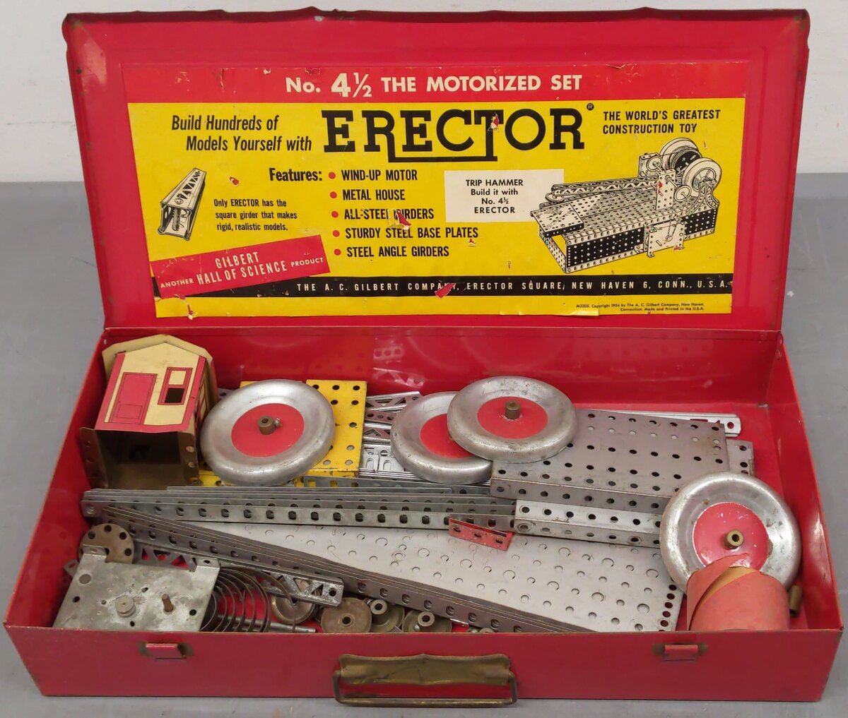A.C. Gilbert Vintage Erector Set #4 1/2/Box