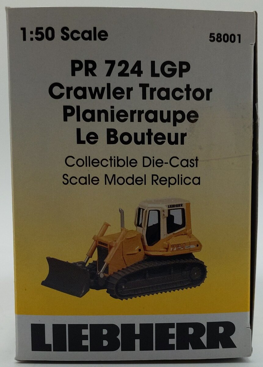 Norscot 58001 1:50 Diecast Liebherr Construction Model 724 LPG Crawler NIB