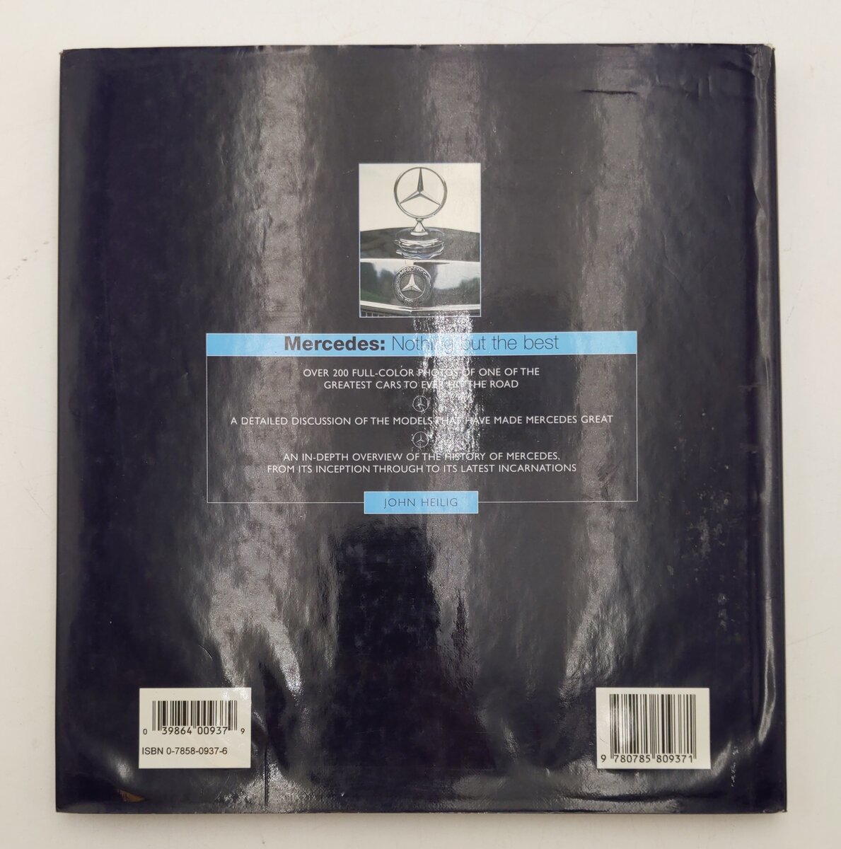Mercedes Nothing But The Best Hardcover Book By John Heilig VG