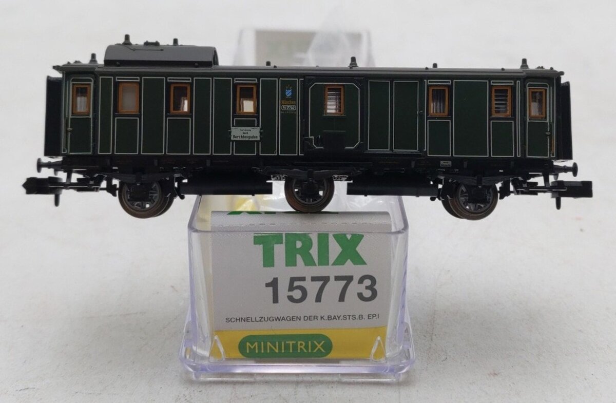 Trix 15773 N K.Bay.Sts.B Type Pw Express Train Baggage Car #17702 LN/Box