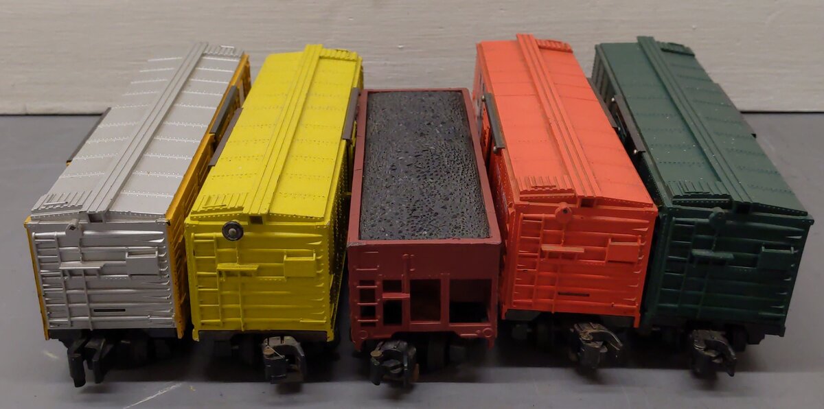 American Flyer Vintage S Boxcars & Hopper 922, 937, 921, 24036, 24076 [5] VG