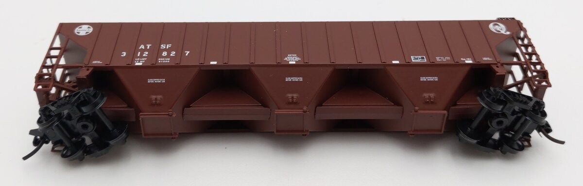 InterMountain 65361-09 N Scale ATSF 3-Bay Hopper #312827 LN/Box