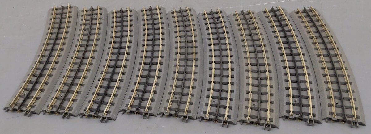 MTH 40-1010 O72 RealTrax Hollow Rail Curve Track Section [9] VG
