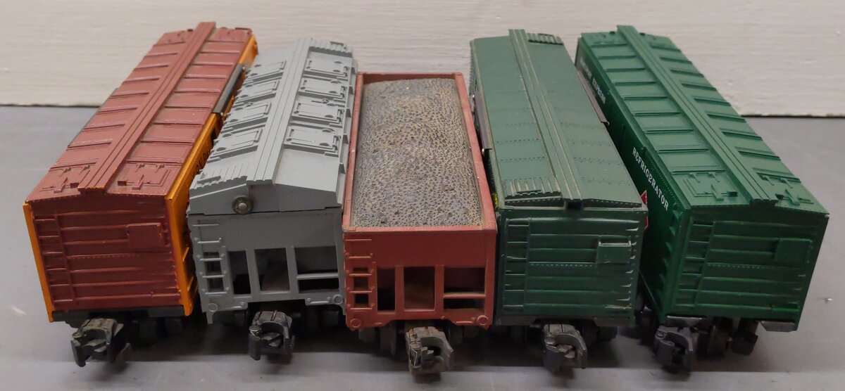 American Flyer S Gauge Assorted Freight Cars 921, 947, 6-48481, 922, 924 [5] VG
