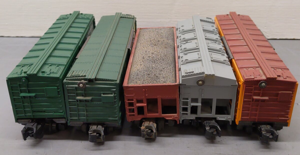 American Flyer S Gauge Assorted Freight Cars 921, 947, 6-48481, 922, 924 [5] VG