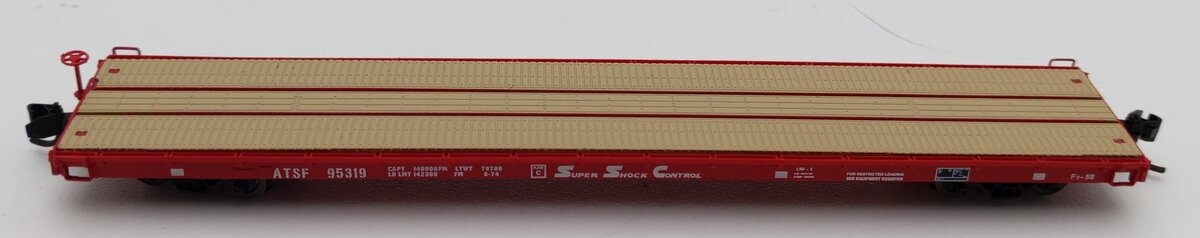 InterMountain 66403-13 N Scale ATSF Flat Car #95319 LN/Box
