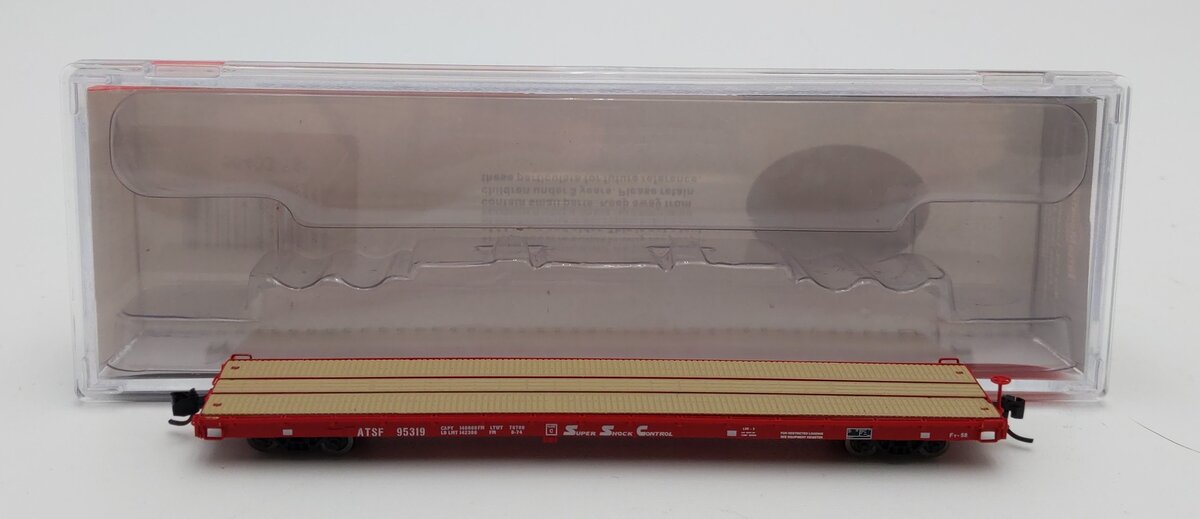 InterMountain 66403-13 N Scale ATSF Flat Car #95319 LN/Box