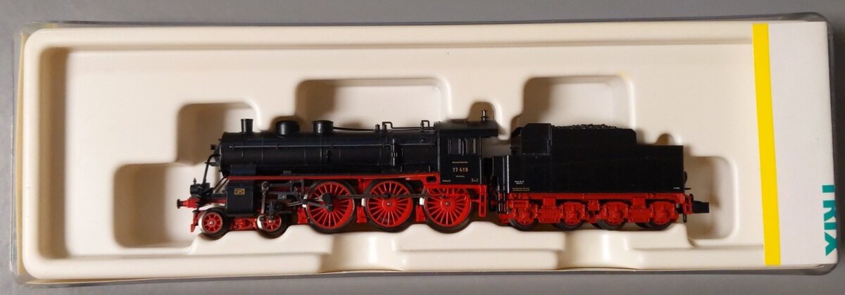 Trix 12222 N Scale 4-6-0 Steam Locomotive & Tender w/DC #17419 LN/Box