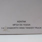 New-Ray 15323 1:43 Black Kenworth W900 Semi Truck W/Tanker Diecast EX/Box