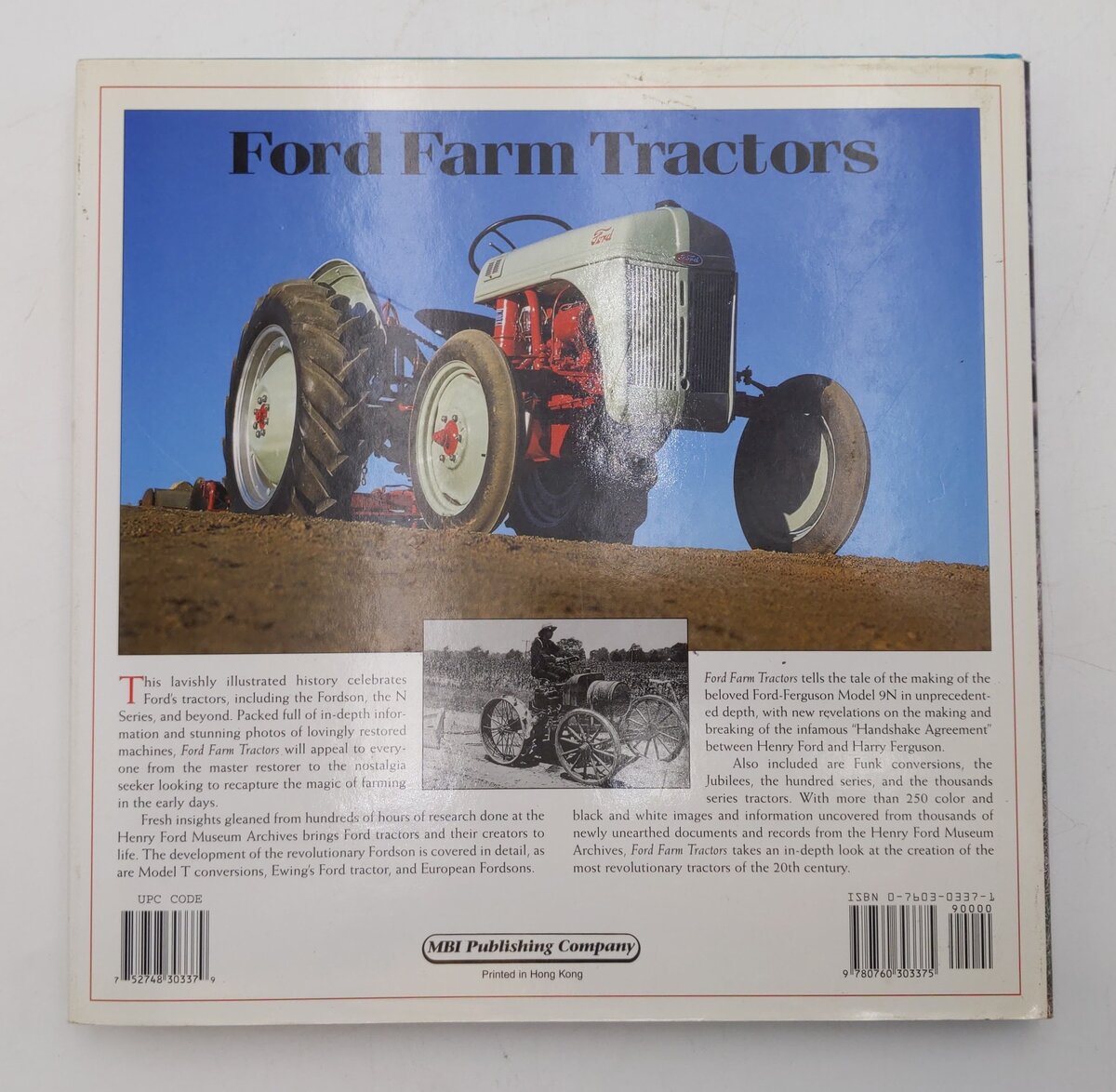 Ford Farm Tractors Hardcover Book By Randy Leffingwell EX