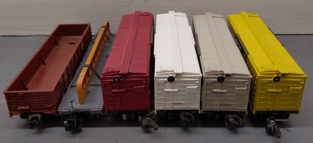 American Flyer S Gauge Freight Cars 637, 24110, 24039, 42597, 633, 983 [6] VG