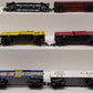 American Flyer S Gauge Freight Cars 637, 24110, 24039, 42597, 633, 983 [6] VG