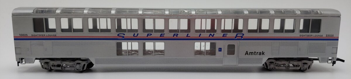 Con-Cor 001-000843 HO Amtrak Ph IV 85' Streamlined Superliner Sightseer Car VG/Box
