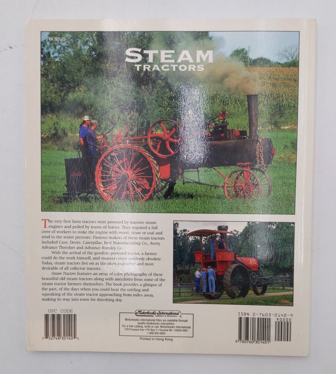Steam Tractors Paperback Book By Hans Halberstadt EX