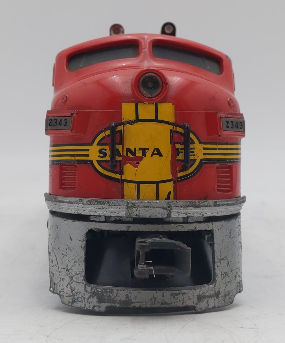 Lionel 2343P Vintage O Santa Fe F3 Powered A Unit Diesel Locomotive VG/Box