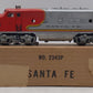 Lionel 2343P Vintage O Santa Fe F3 Powered A Unit Diesel Locomotive VG/Box