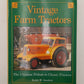 Vintage Farm Tractors Hardcover Book By Ralph W. Sanders EX