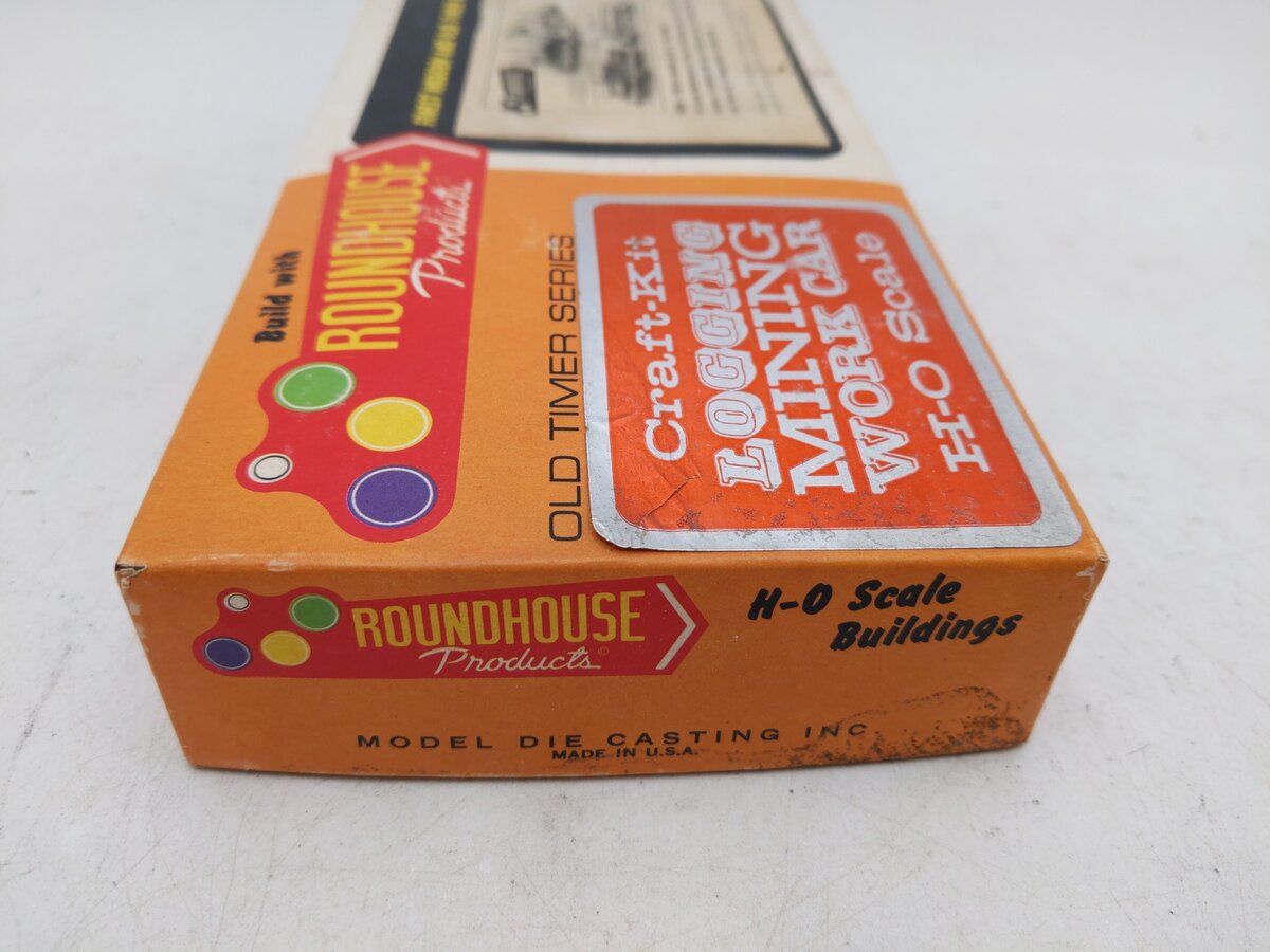 Roundhouse 1507 HO Scale Maintenance Of Way Fire Fighting Train 3-in-1 Kit VG/Box