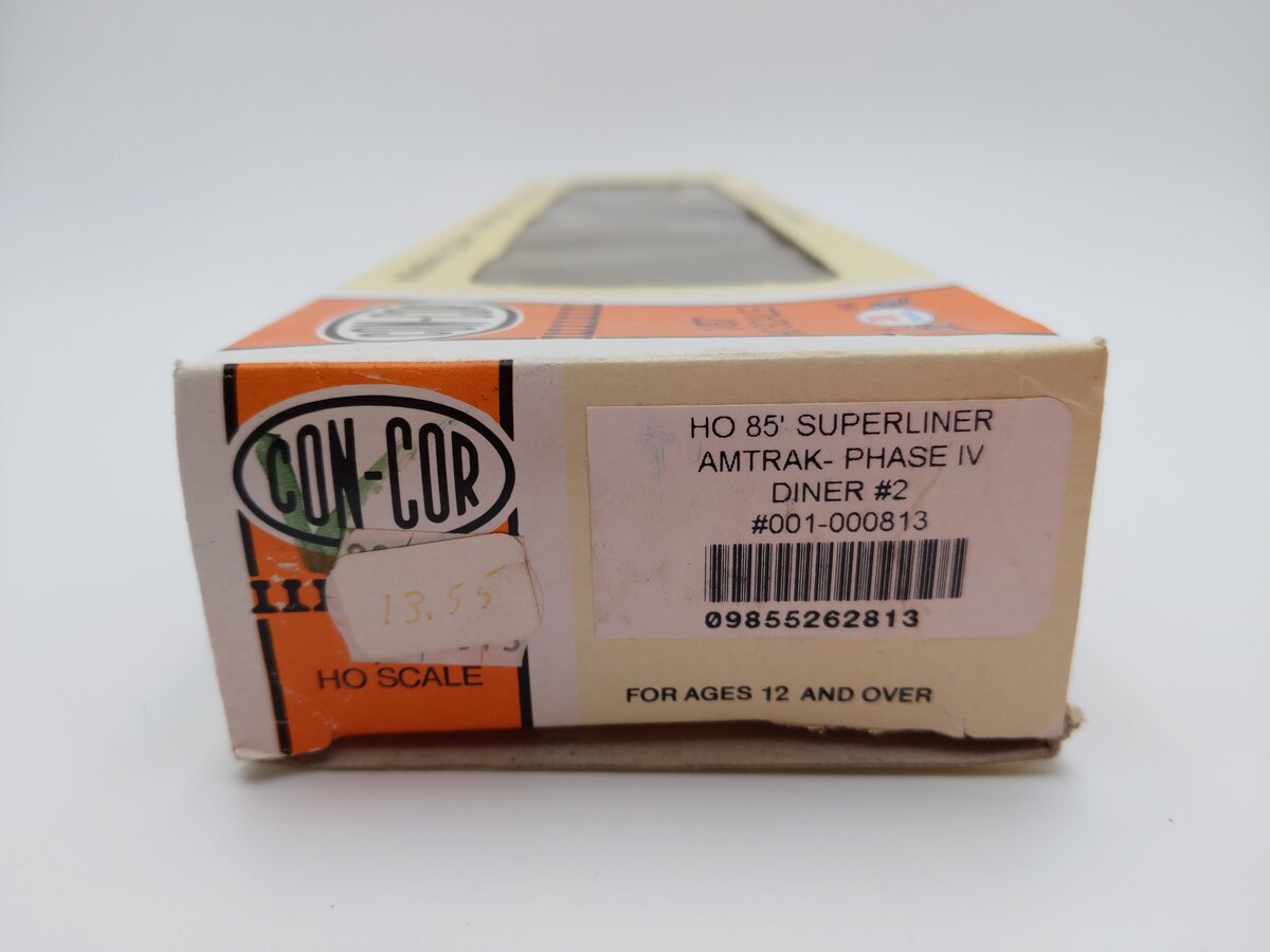 Con-Cor 001-000813 HO Amtrak-Phase IV 85' Superliner Diner Car #38043 EX/Box