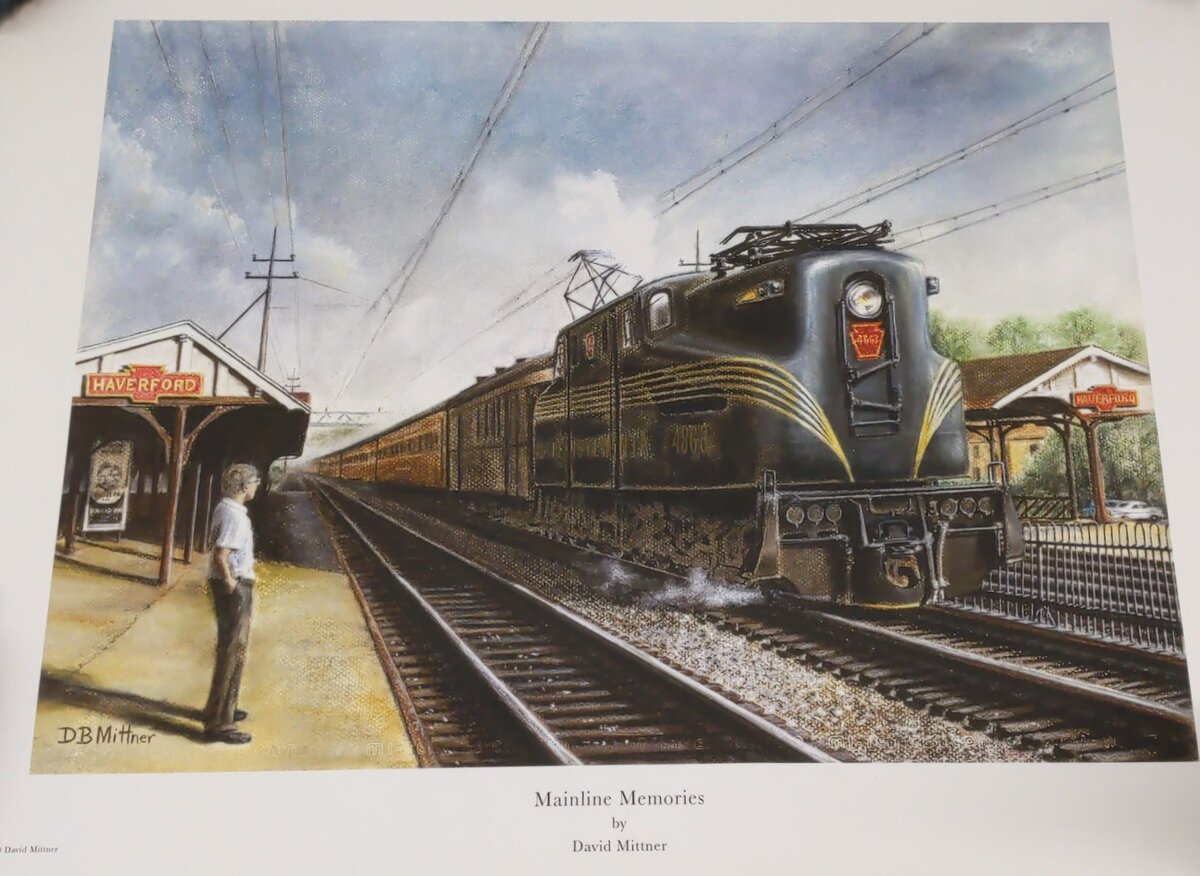 David Mittner "Mainline Memories" 18.5" x 24" Print LN
