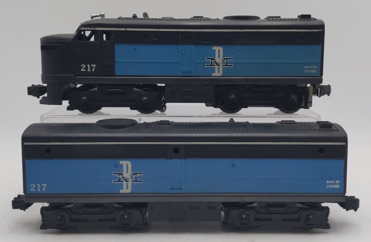 Lionel 217 Vintage O Boston & Maine Alco A&B Diesel Locomotive Set EX