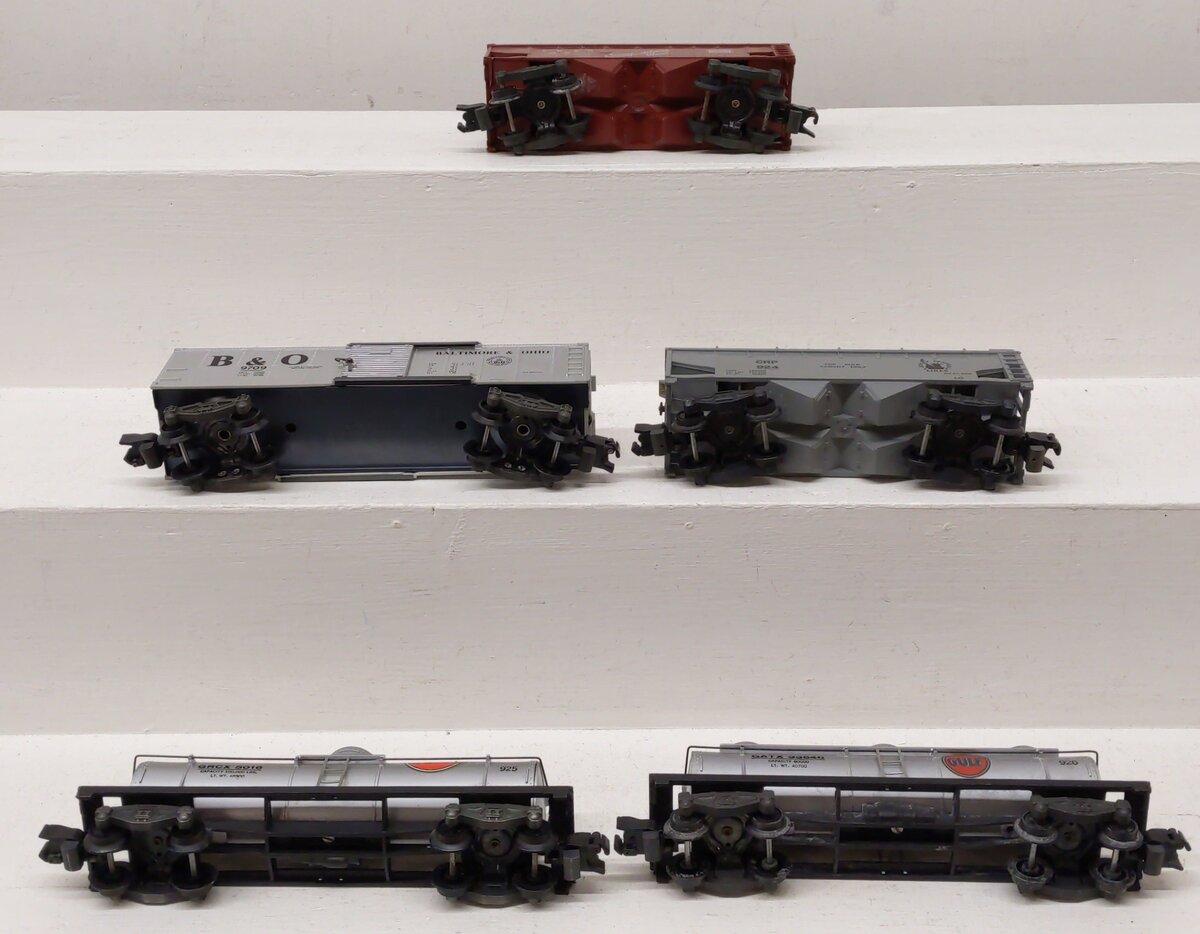 American Flyer S Gauge Assorted Freight Cars 924, 925, 926, 4-9709, 921 [5] VG