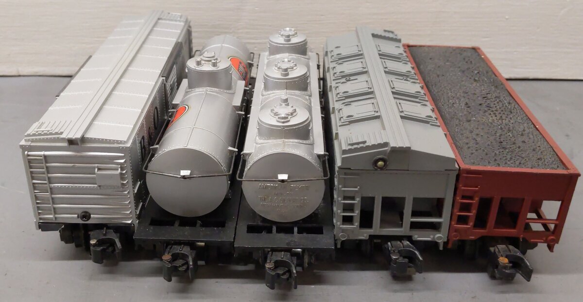 American Flyer S Gauge Assorted Freight Cars 924, 925, 926, 4-9709, 921 [5] VG