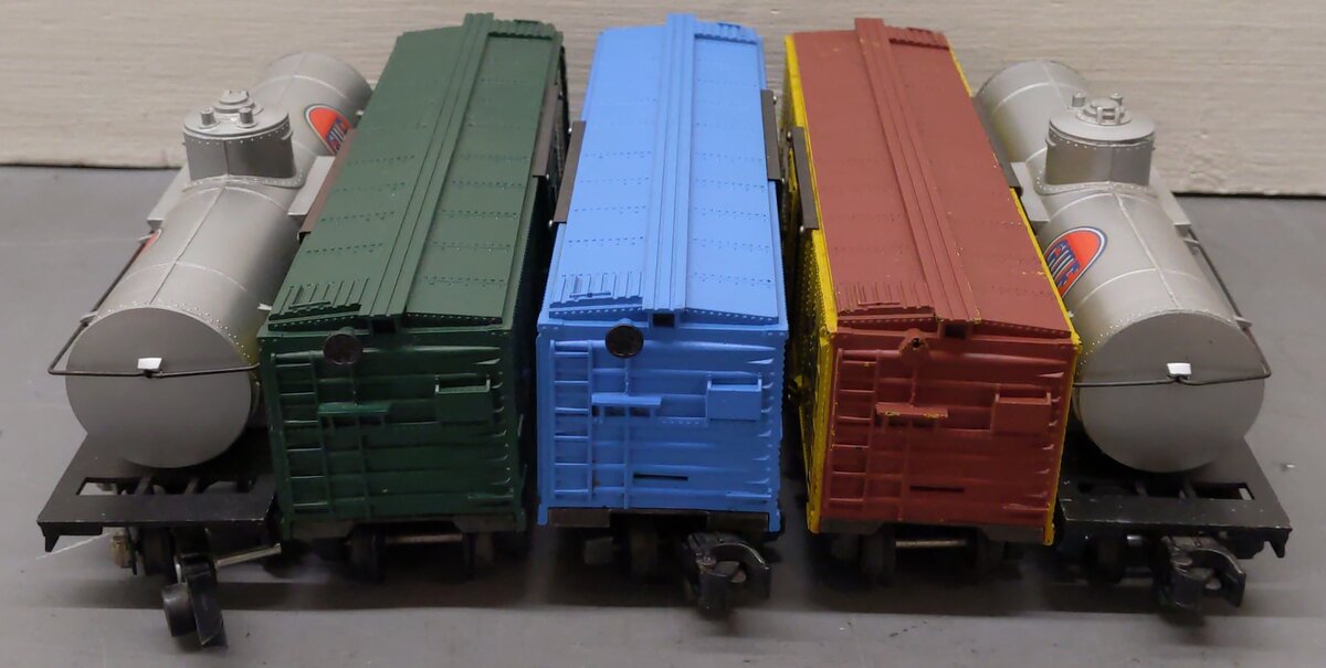 American Flyer Vintage S Gauge Boxcars & Tank Cars 985, 937, 925, 625G, 922 [5] VG