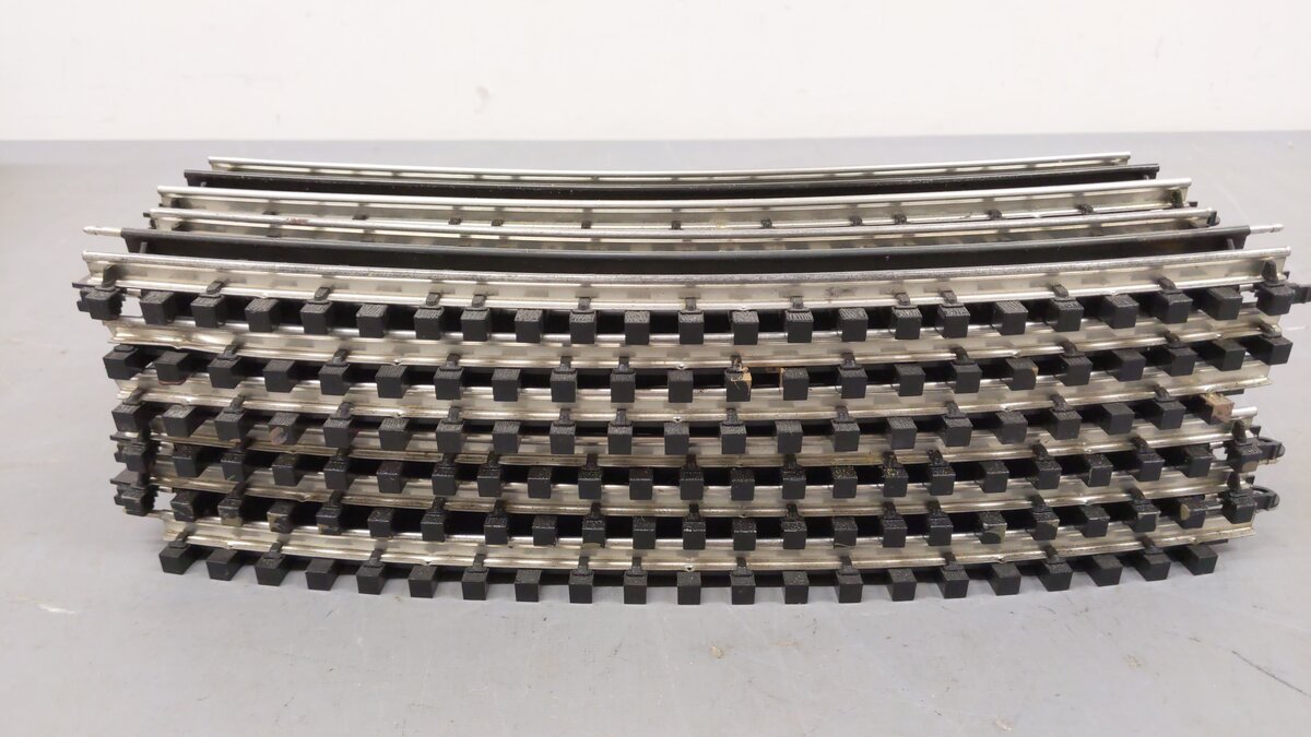 K-Line K-0622 O Shadow Rail 72" Curved Track Sections (12)