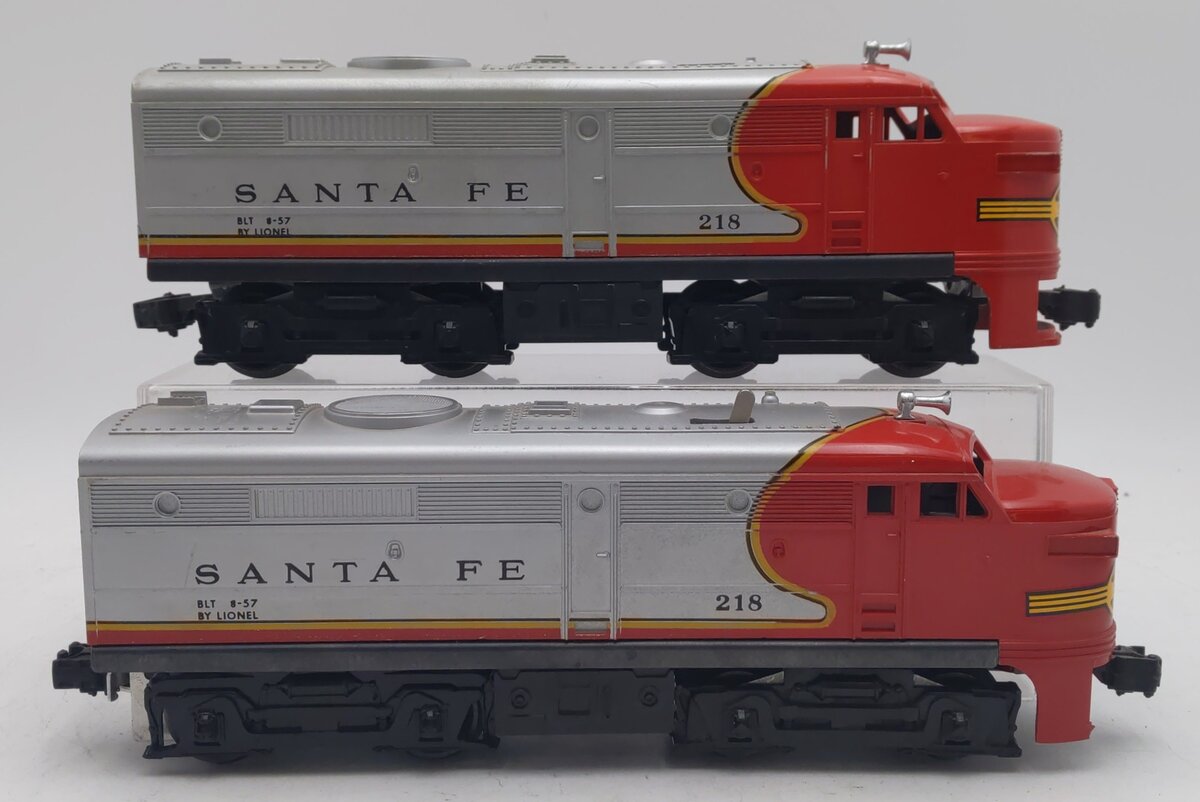 Lionel 218 Vintage O Santa Fe Alco AA Diesel Locomotive Set #218 VG