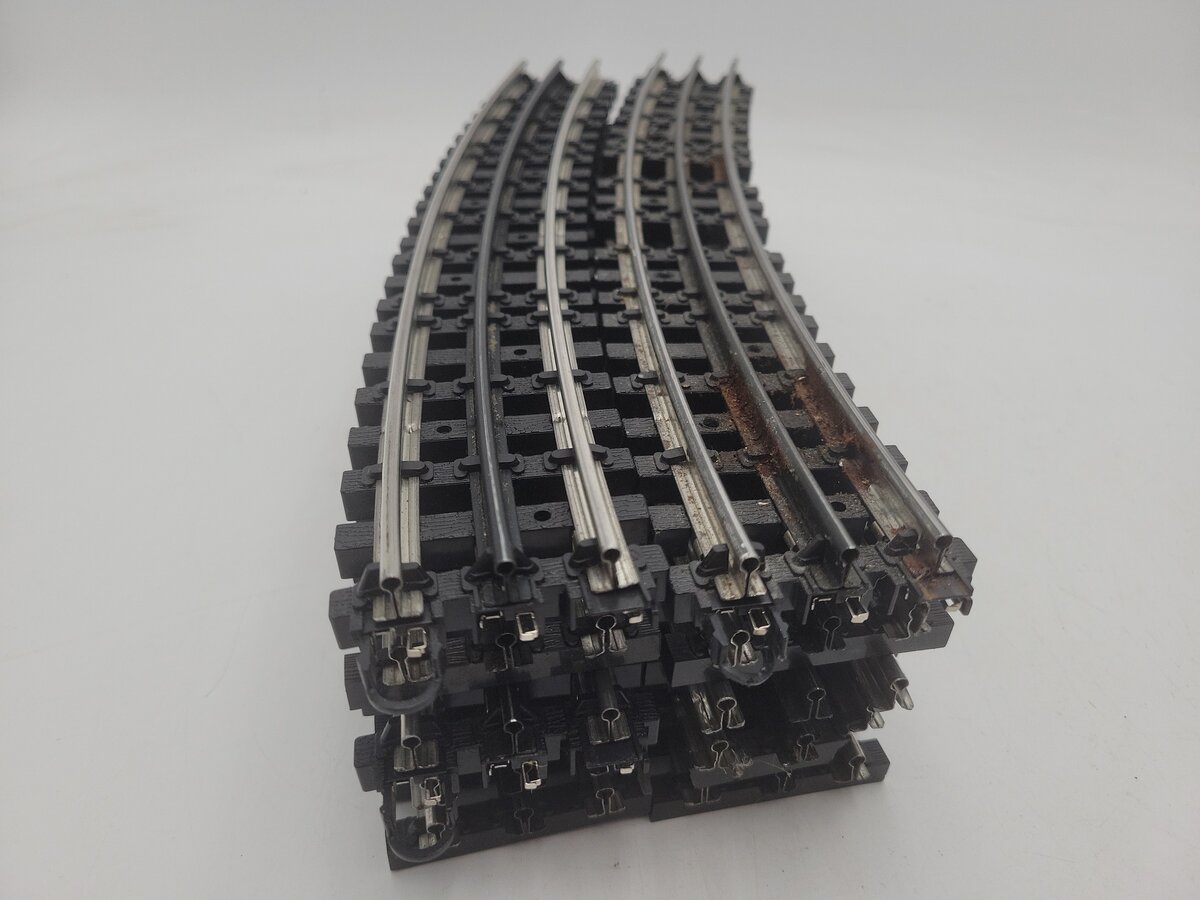 K-Line K-0622 O Shadow Rail 72" Curved Track Sections (10) VG