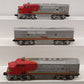 Lionel 2343 Vintage O Santa Fe F3 ABA Diesel Locomotive Set VG