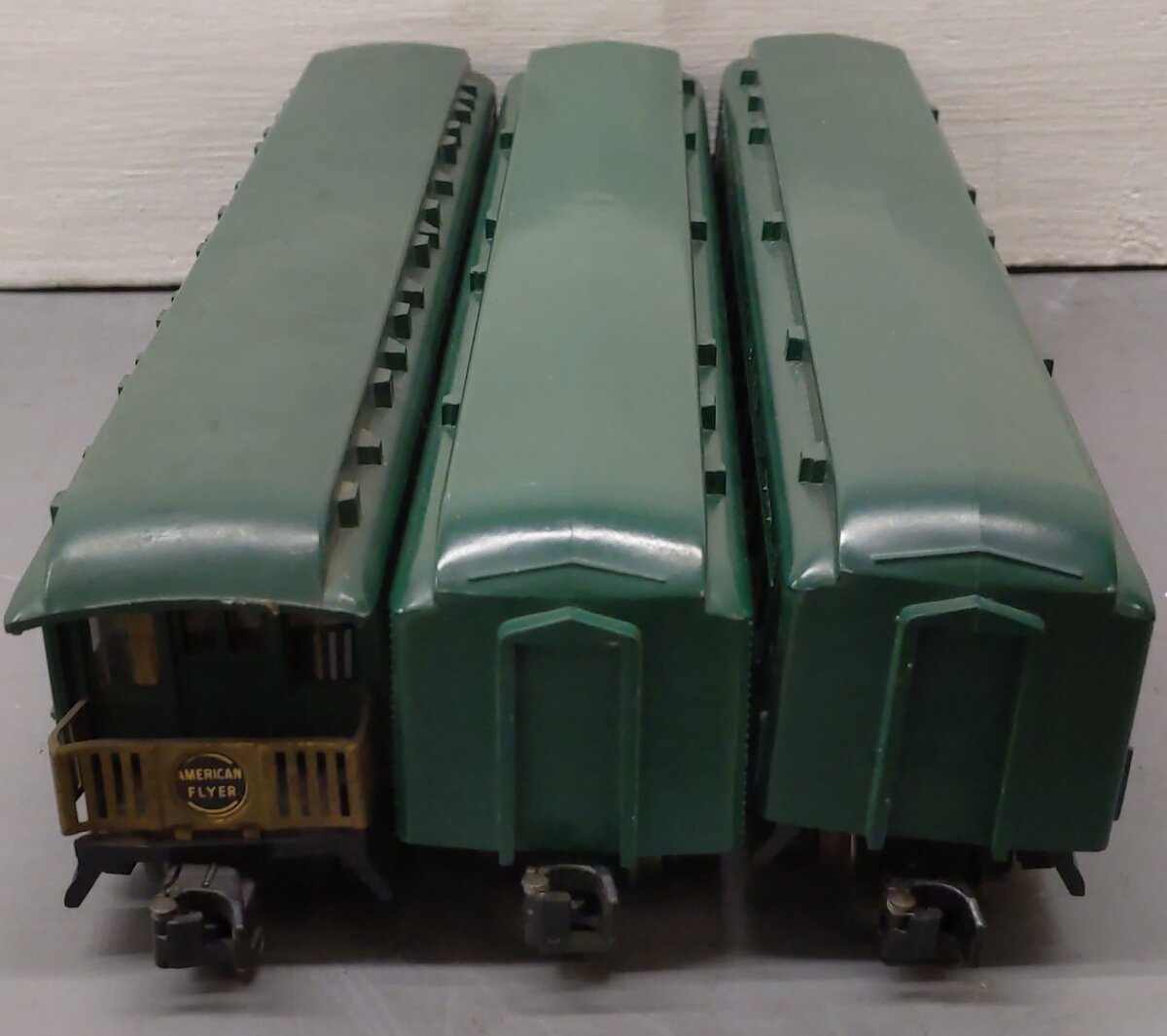 American Flyer Vintage S Gauge Heavyweight Passenger Cars 952, 953, 954 [3] VG