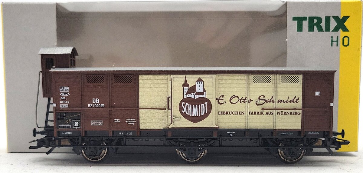 Trix 24720 HO Scale DB Museum Box Car #521020 LN/Box