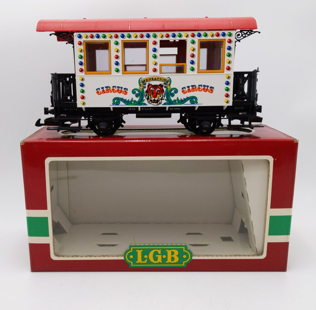 LGB 3036 G Scale Circus Passenger Car LN/Box